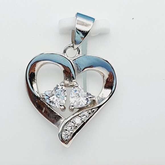 "925 Sterling Silver CZ Beautiful Pendant for Women, 1USPAR4018 - Picture 9 of 11